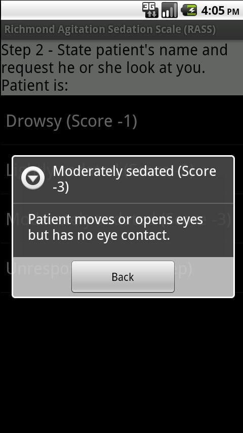Richmond Sedation Scale ...截图1