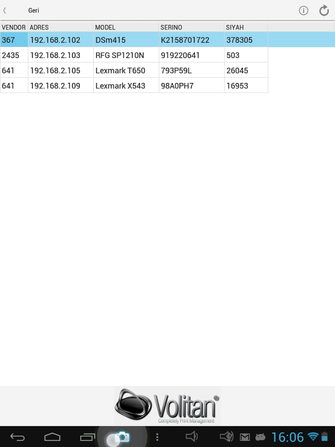 Volitan Printer SNMP Mon...截图1