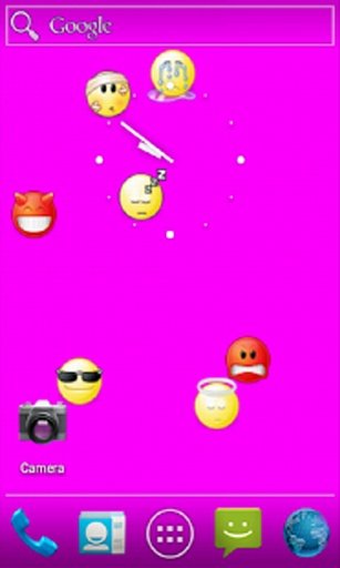 Falling Emoticons LiveWall截图2