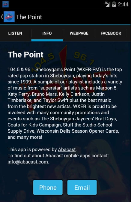 104.5 &amp; 96.1 The Point, ...截图2