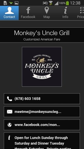 Monkey's Uncle Grill截图1