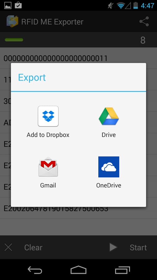 RFID ME Exporter截图2