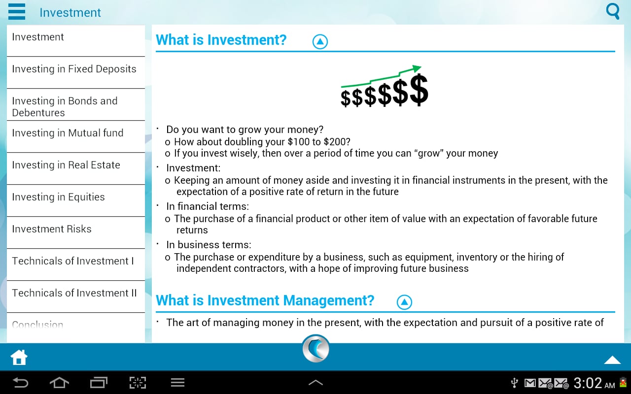 Investment 101 by WAGmob截图2