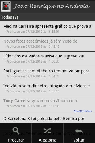 Jo&atilde;o Henrique no Android截图1