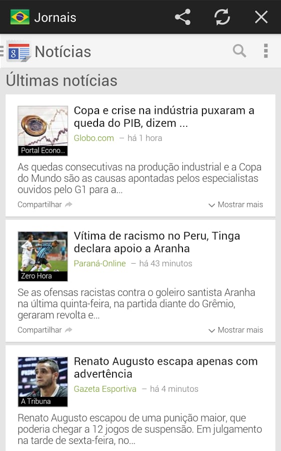 Todos os jornais Brasil截图7