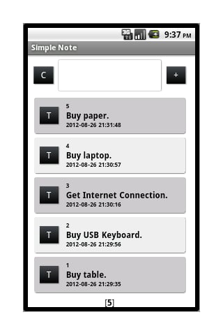 Simple Note截图3
