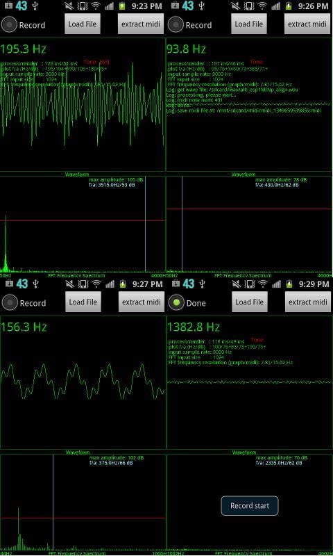 FFT midi converter截图1