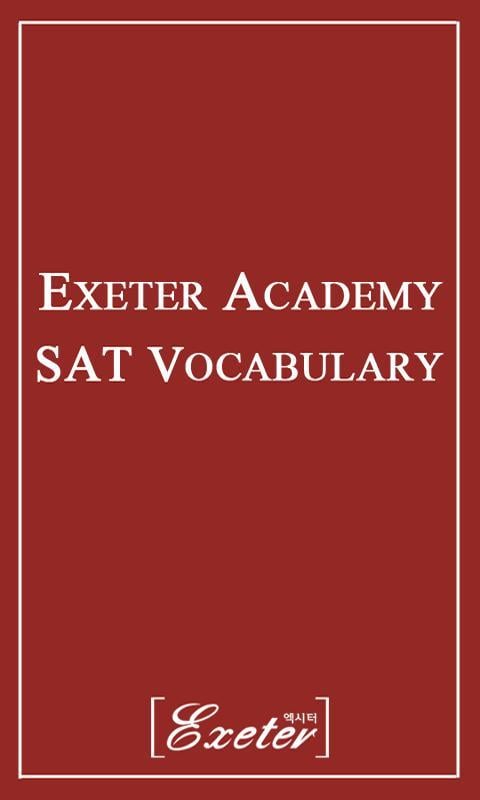 Exeter Vocabulary截图1