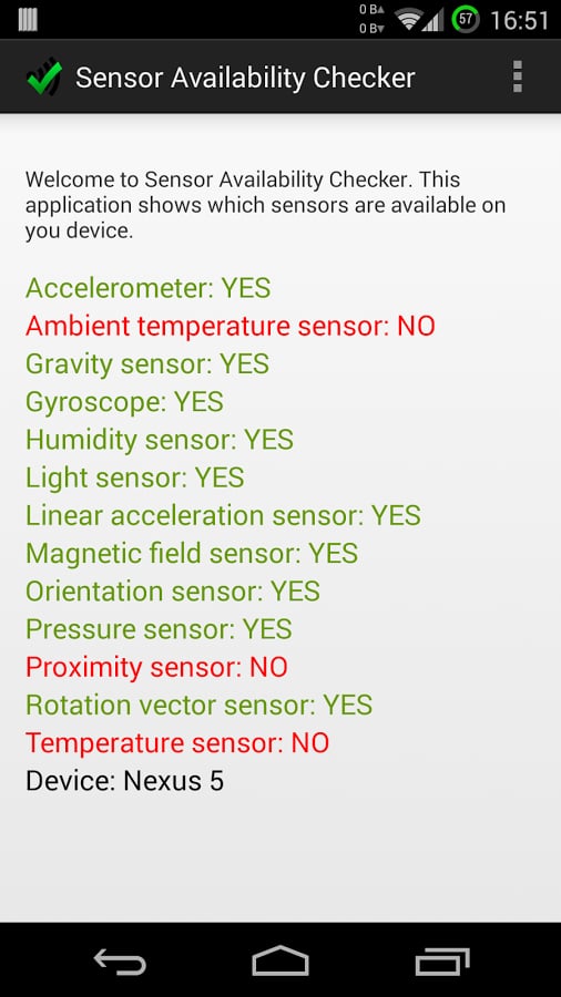 Sensor Checker截图2