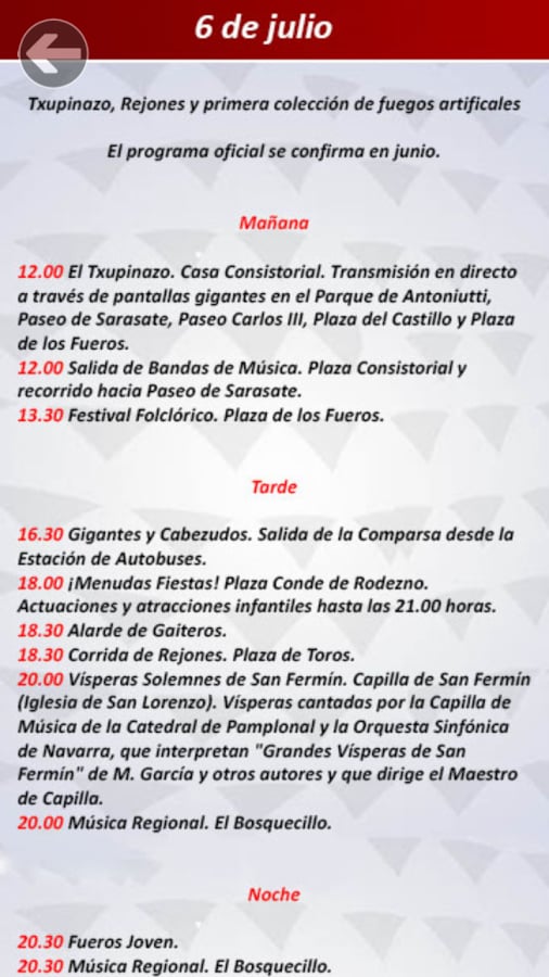 Programa de Fiestas San Fermin 2014截图4