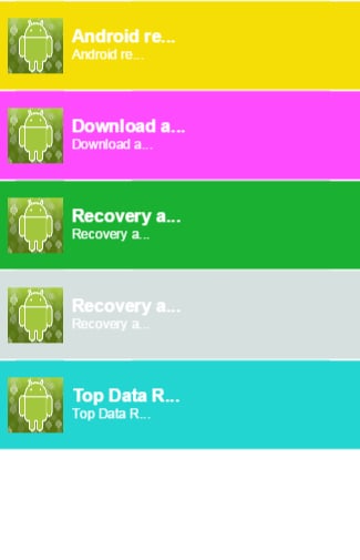 Recovery android截图2