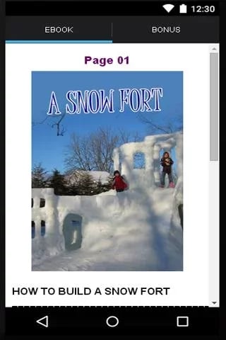 How To Build A Snow Fort截图4