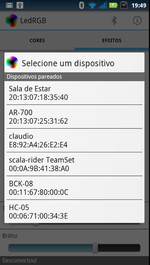 LedRGB - Controle Blueto...截图1