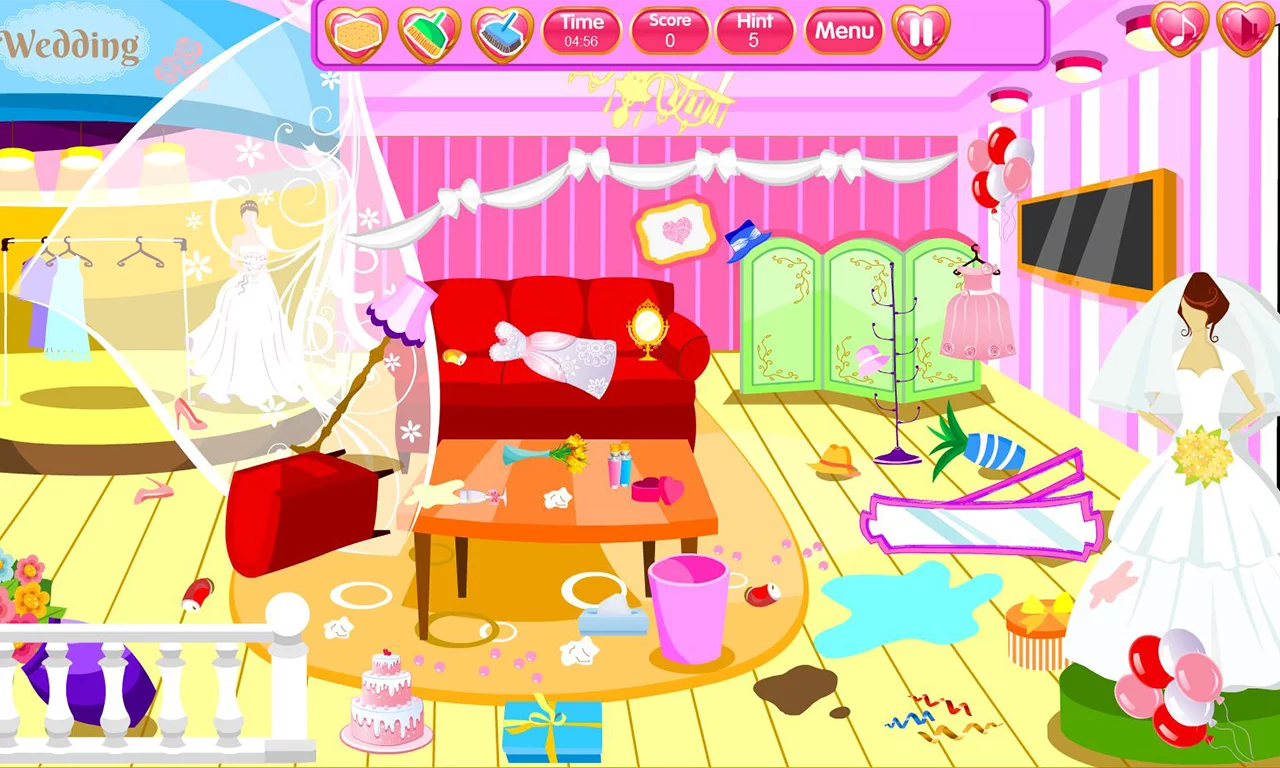 Clean Up Wedding Salon Game截图6