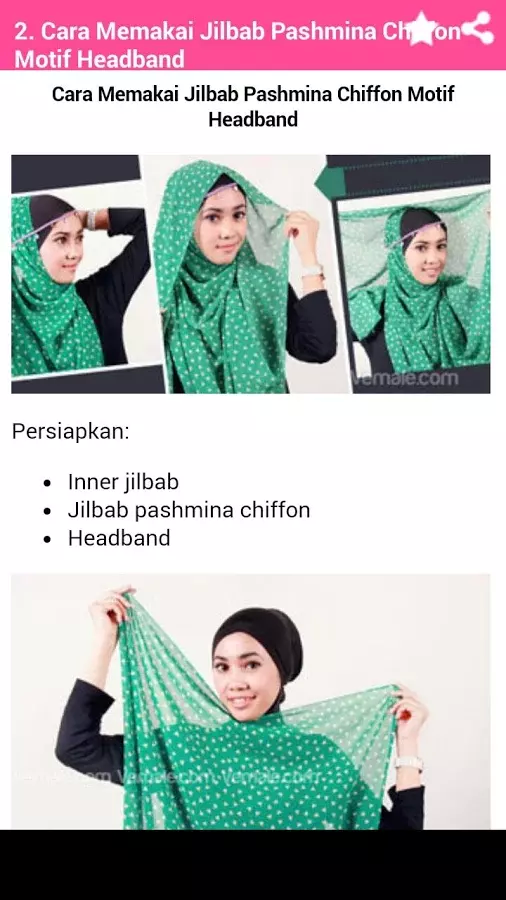 Tutorial Hijab Pashmina截图6