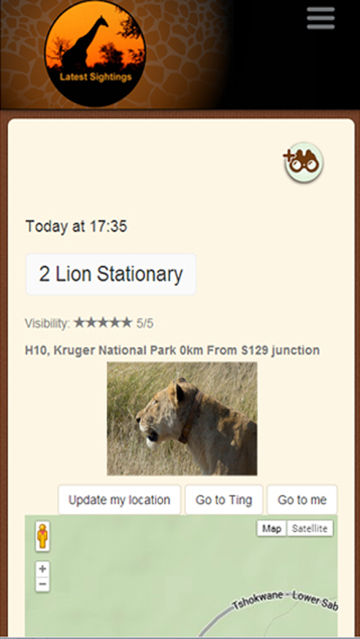 Latest Kruger Sightings截图4