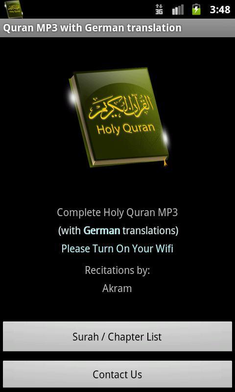 Quran MP3 With German截图1