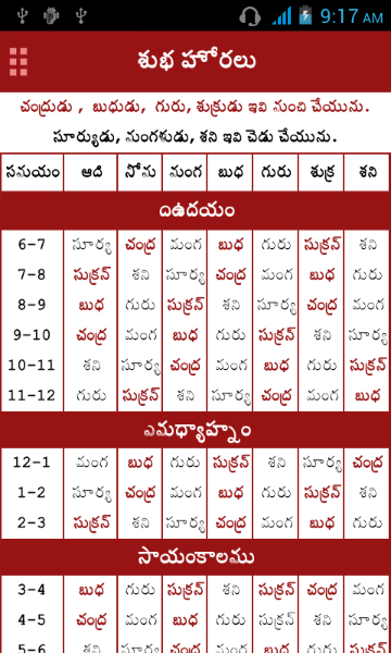 Telugu Calendar 2014截图11