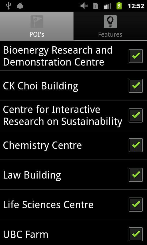 UBC Sustainability App截图1