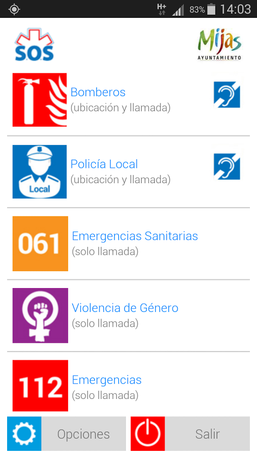 S.O.S. Emergencias截图2