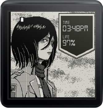 Attack on Titan Watchface截图2