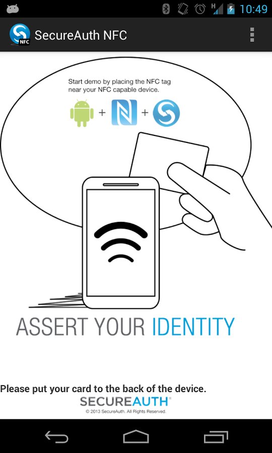 SecureAuth NFC截图1