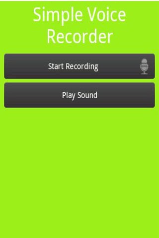 Simple Voice Recorder截图1