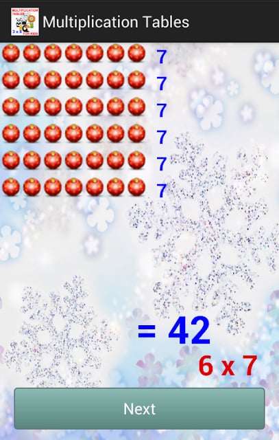 Multiplication Tables Free截图5