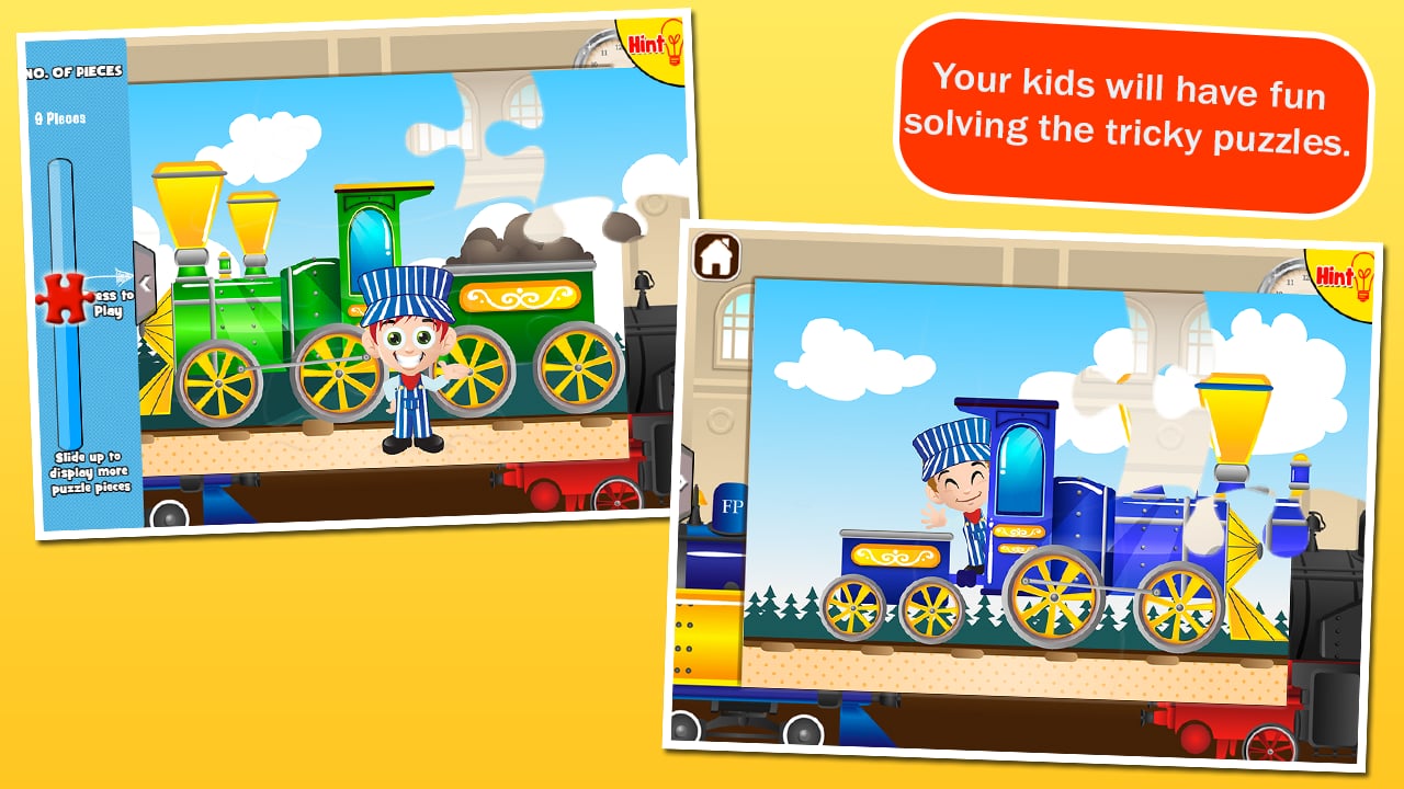 Train Puzzles for Kids截图4