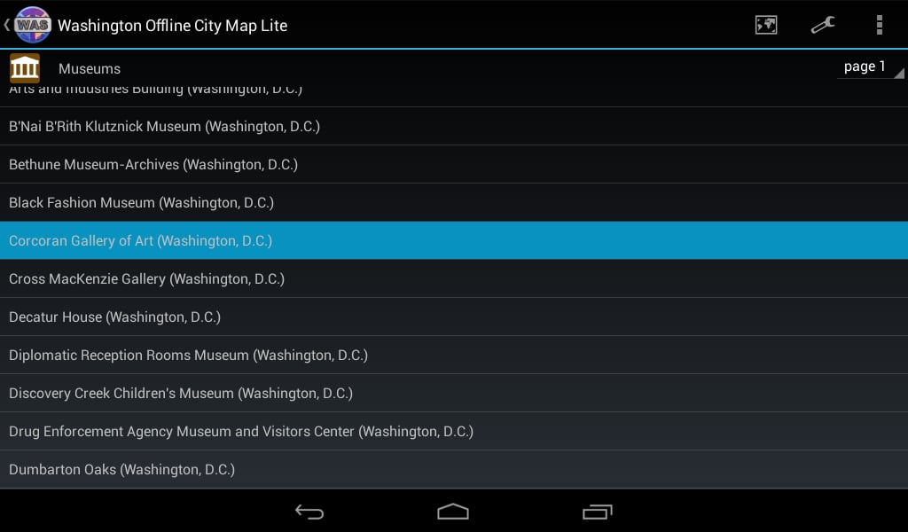 Washington City Map Lite截图8