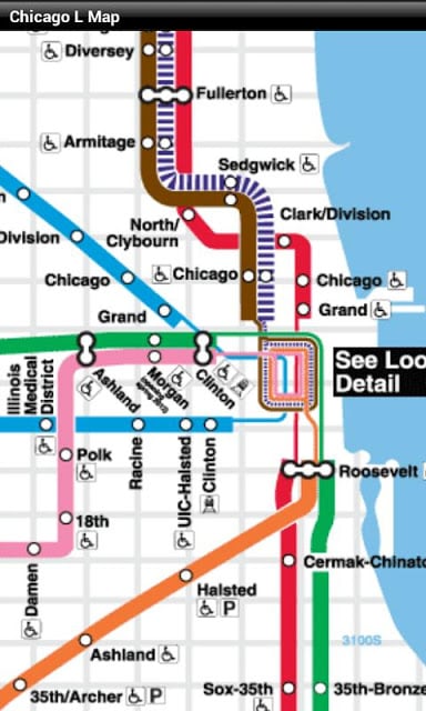 Chicago L Map截图2