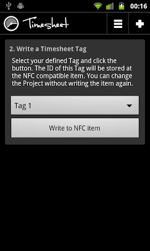 Timesheet NFC Add-On截图3