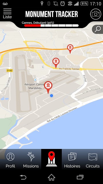 Cannes Guide Monument Tracker截图3