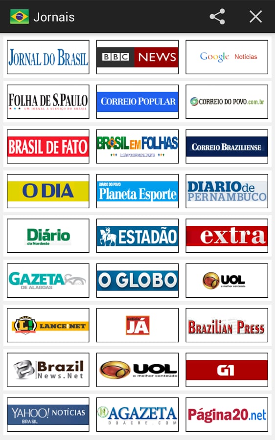 Todos os jornais Brasil截图6