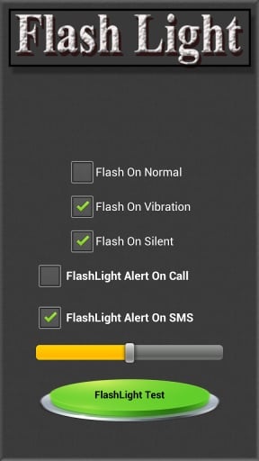 FlashLight Alert on Call &amp; SMS截图1