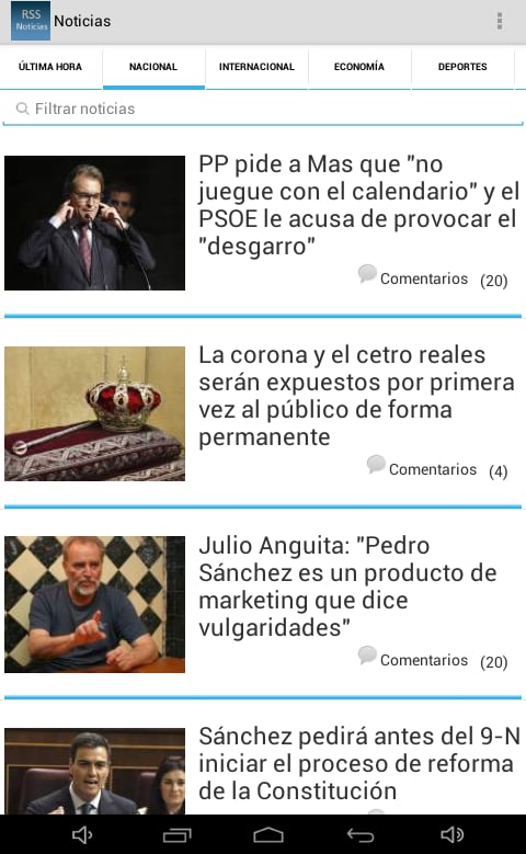 RSS Noticias - En minuto...截图3