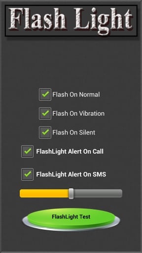 FlashLight Alert on Call &amp; SMS截图2