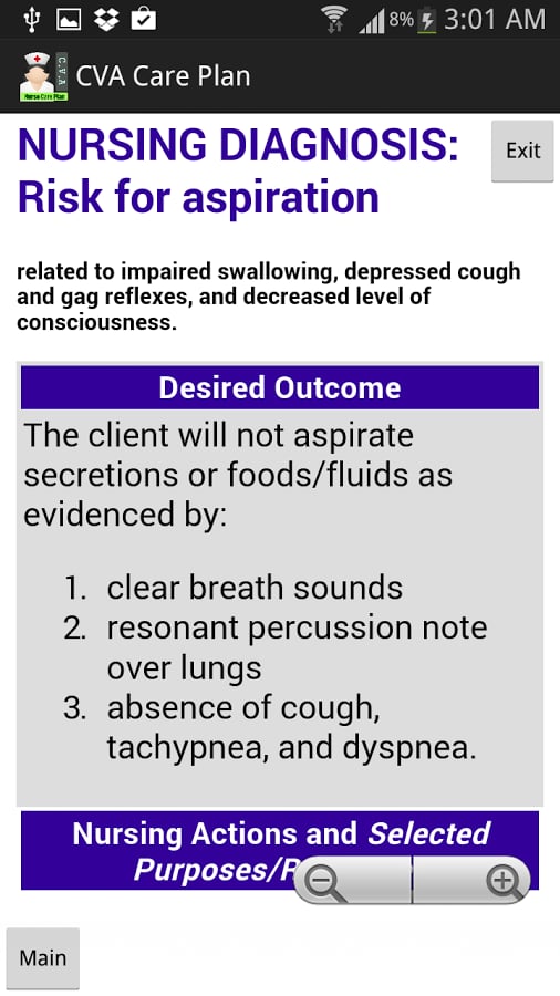 Nurse Care Plan CVA截图2