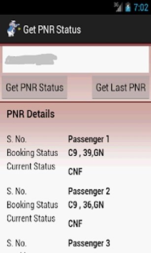 Get PNR Status截图1