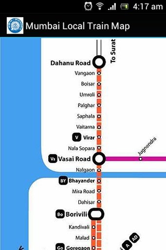 Mumbai Local Train Map截图1