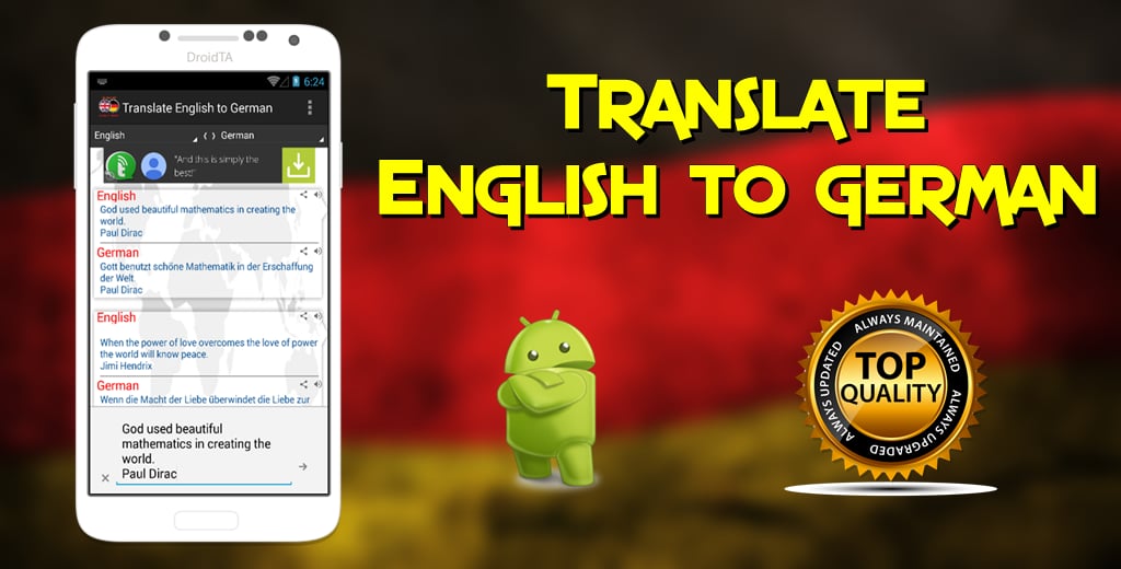 Translate English to Ger...截图3