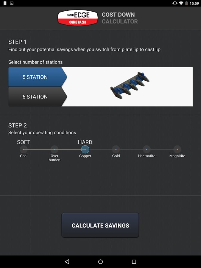 RazerEdge Cost Down Calc...截图3