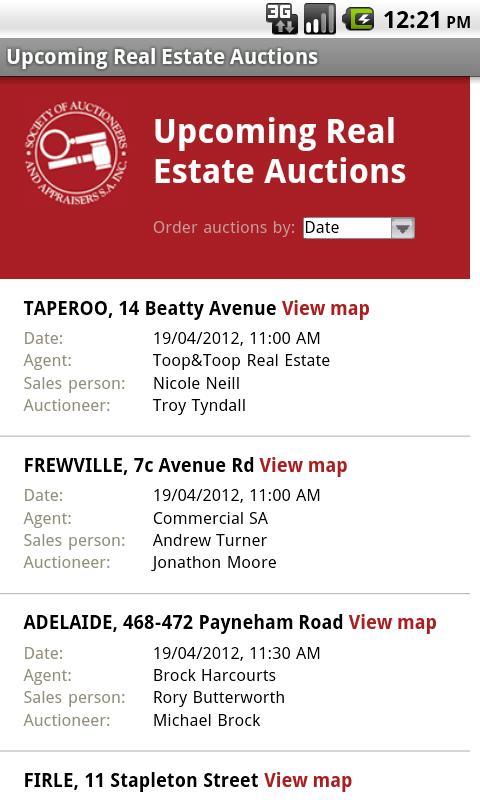 Upcoming Real Estate Auctions截图1