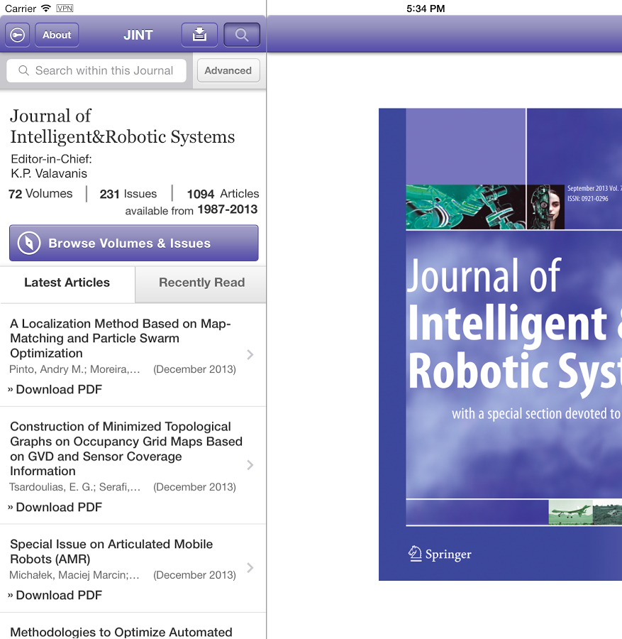 Intelligent and Robotic Syst截图1