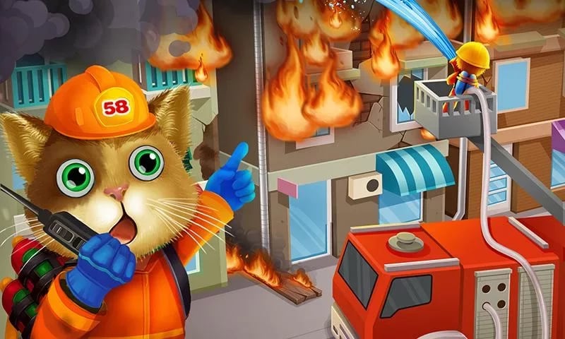 Fireman Tom Cat - Big He...截图9