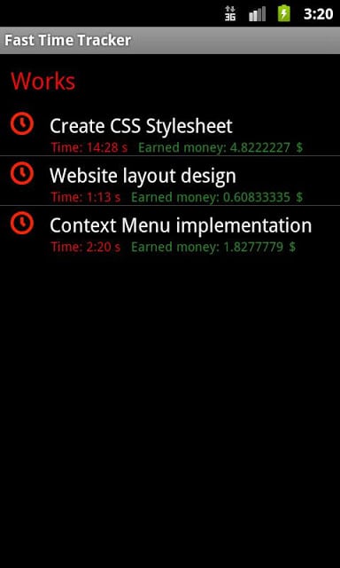 Fast Time Tracker截图5