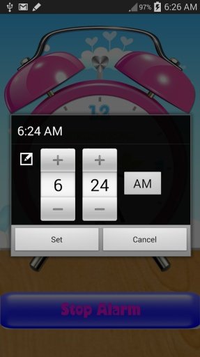 粉红色的闹钟截图3