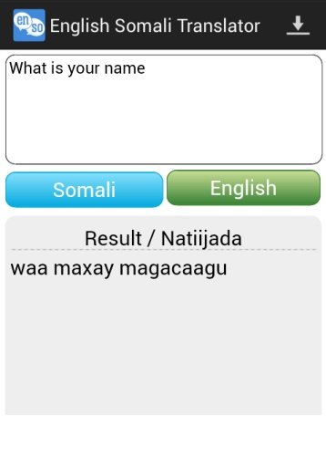 English Somali Translator截图2