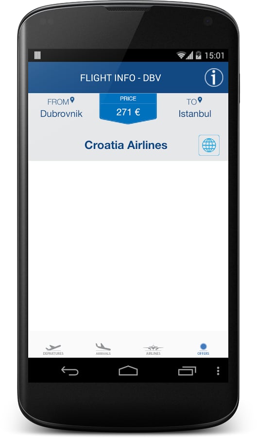 Dubrovnik Flights Info截图4