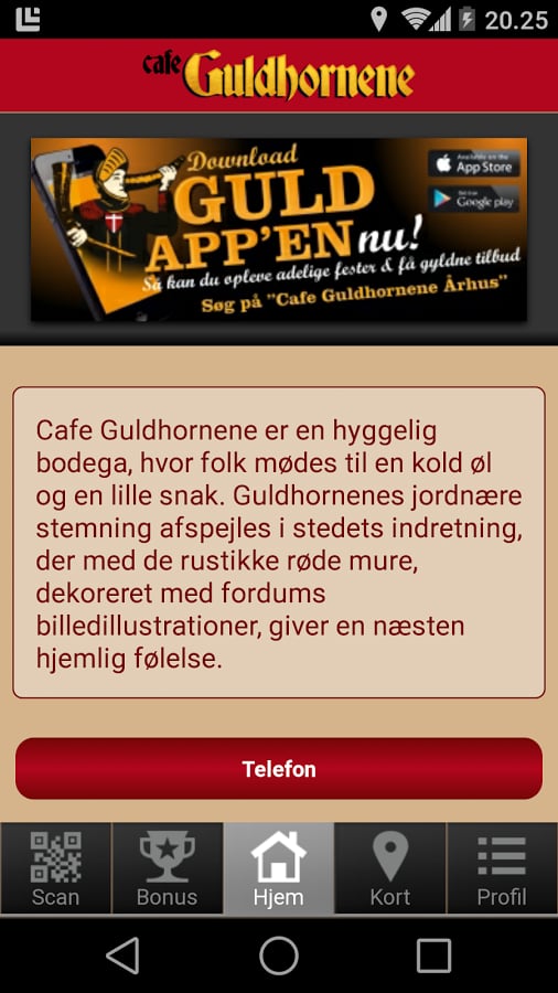 Cafe Guldhornene &Aring;rhus截图2